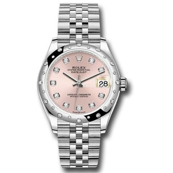 Rolex Datejust 31 - White Gold - Domed 24 Dia Bezel - Jubilee 278344RBR PDJ